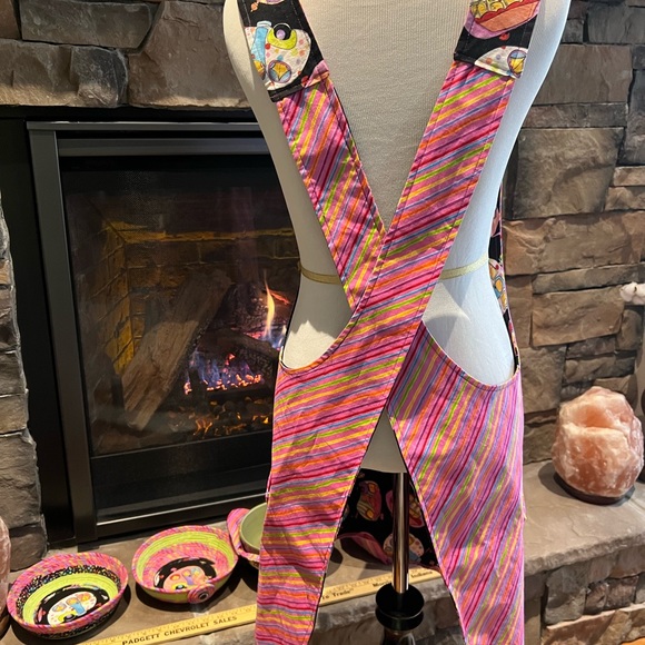 Happy Camper Set of 5 Items - Apron, Cozies, Rope Bowls - Picture 3 of 17